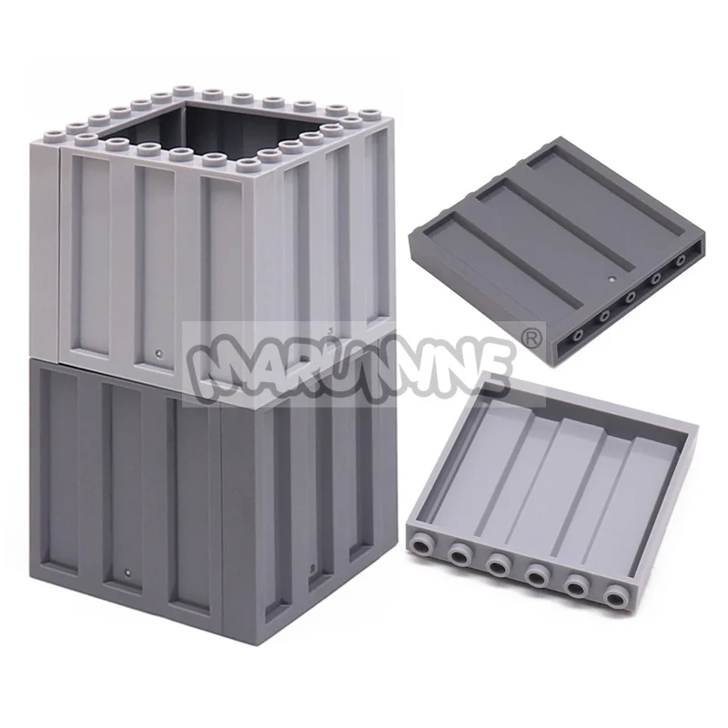 Marumine 30PCS 23405 Panel 1x6x5 Wellplatte MOC Modell Kit Container Auto Track Zubehör Bausteine Idee Teile Image