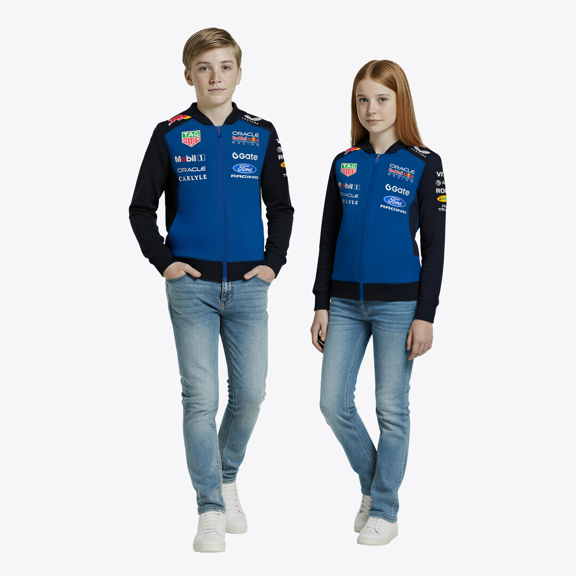 Oracle Red Bull Racing 2026 Team Full Zip Hoodie – Kinder Image