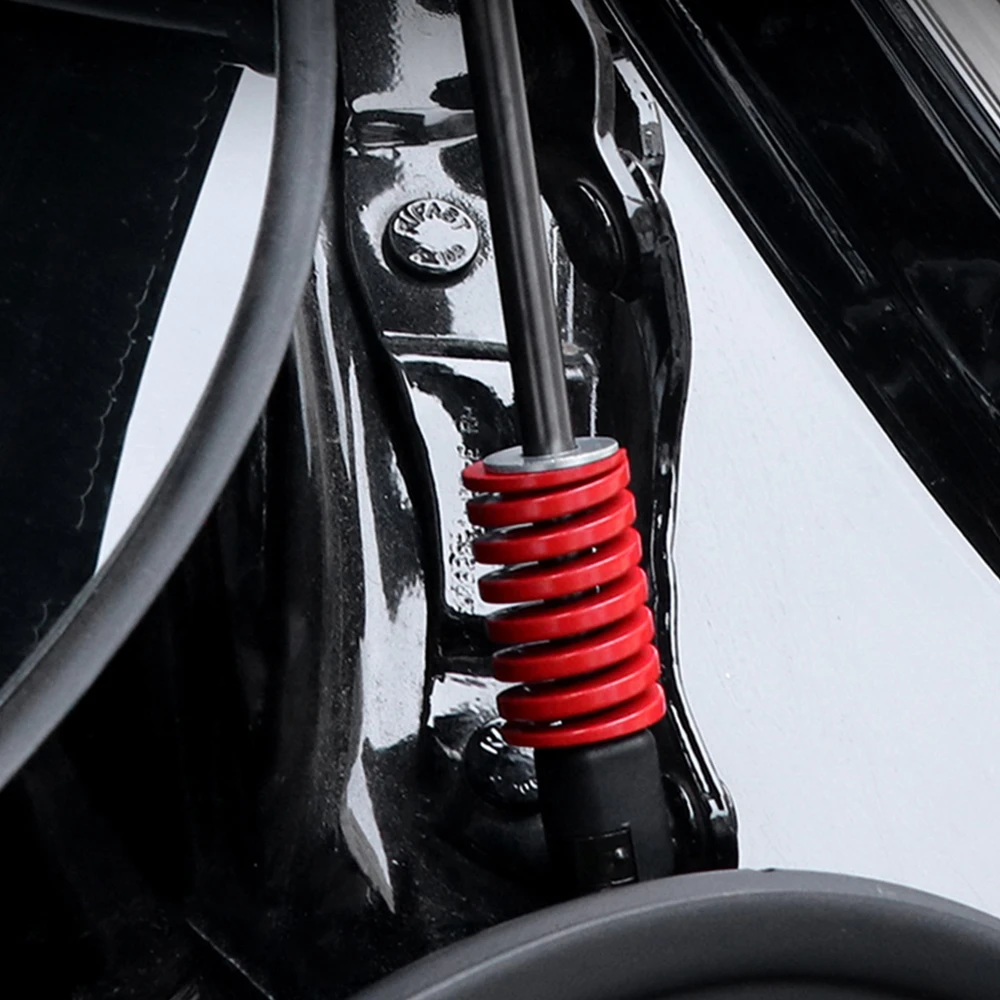 2 pz 25mm OD Stampaggio A Spirale Molla di Compressione Per Baule Posteriore Portellone Supporto Puntone Barre Sinistre Rosso Per Tesla Modello 3 2017-2021