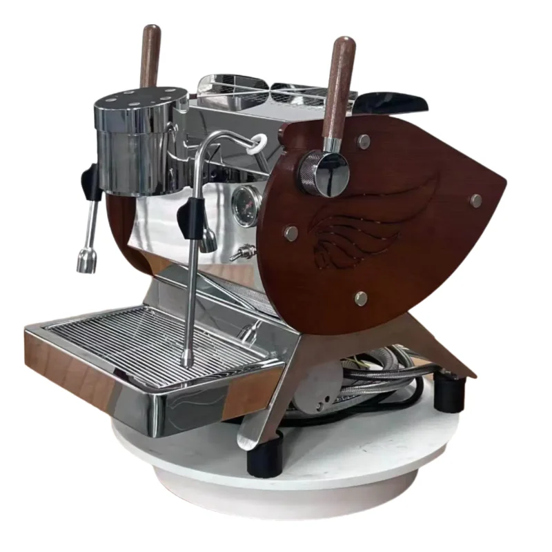 110 V/220 V nouveau Style Commercial double chaudière annulée café Pub cafétéria Kahve Makinesi cafetière Machine à expresso