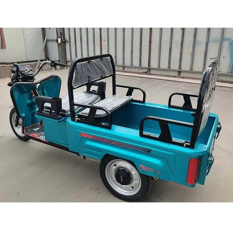 Neuer offener Elektroroller für Erwachsene mit grüner Energie, 3-Rad-Dreirad, Cargo, China-Dreirad für Erwachsene, Beifahrer-Dreirad Image