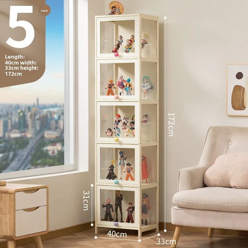 Abbildung Lego Vitrine Haushalt Creme Wind Staubdicht Acryl Transparent Modell Spielzeug Blind Box Vitrine