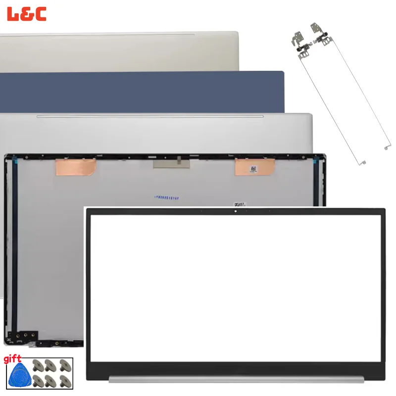 Neue Für Pavilion 15-EH 15-EG 15Z-EH TPN-Q245 TPN-Q246 Laptop LCD Back Cover Front Lünette Rahmen Scharniere Hinten Deckel Fall Computer Teil Image