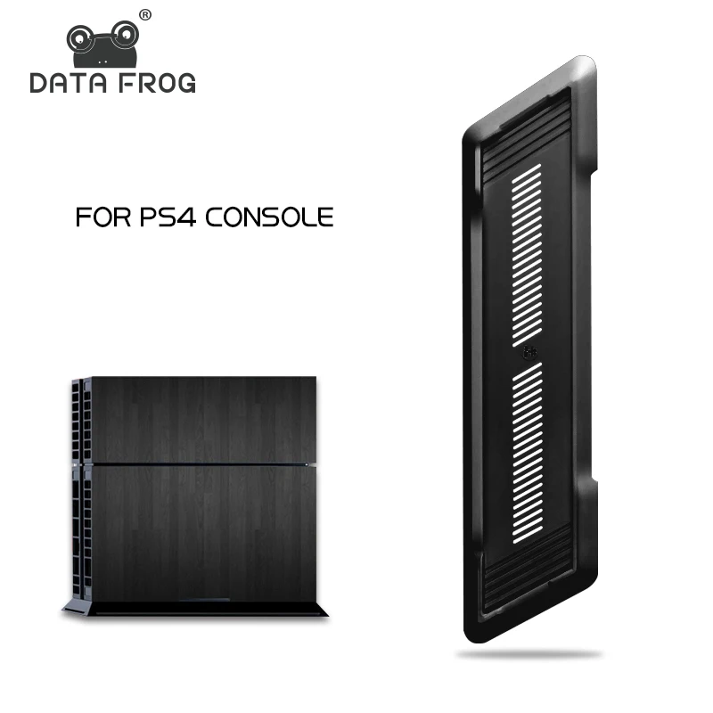 DATA FROG Vertikale Ständer-Kühlhalterung für PS4-kompatible Konsole Slim Pro Modell Dock Cradle Halter mit Belüftung Image