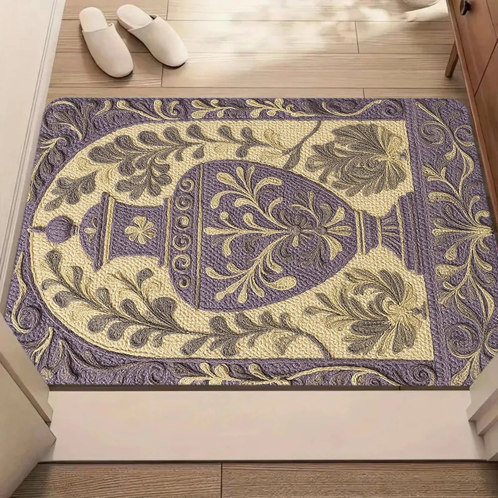 Vintage Floral Teppich Matte Teppich Elegantes Muster Home Dekoration Wohnzimmer Schlafzimmer Moderne Boden Dekor Willkommen Matte Boden Matte