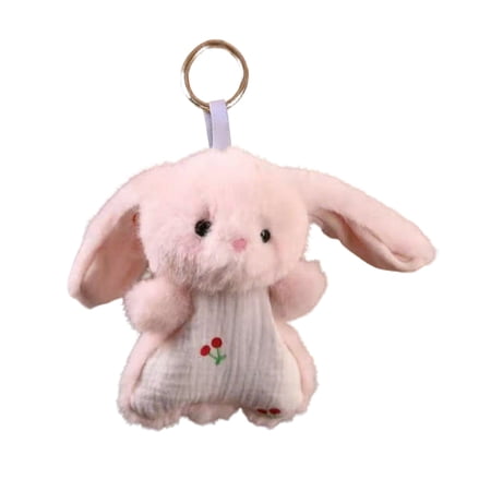 Cute Cartoon Animal Plush Backpack Soft Stuffed Bunny Bear Backpack Adorable Kids Mini Plush Backpack Cozy Fuzzy Toddler Backpack Lightweight Small Backpack