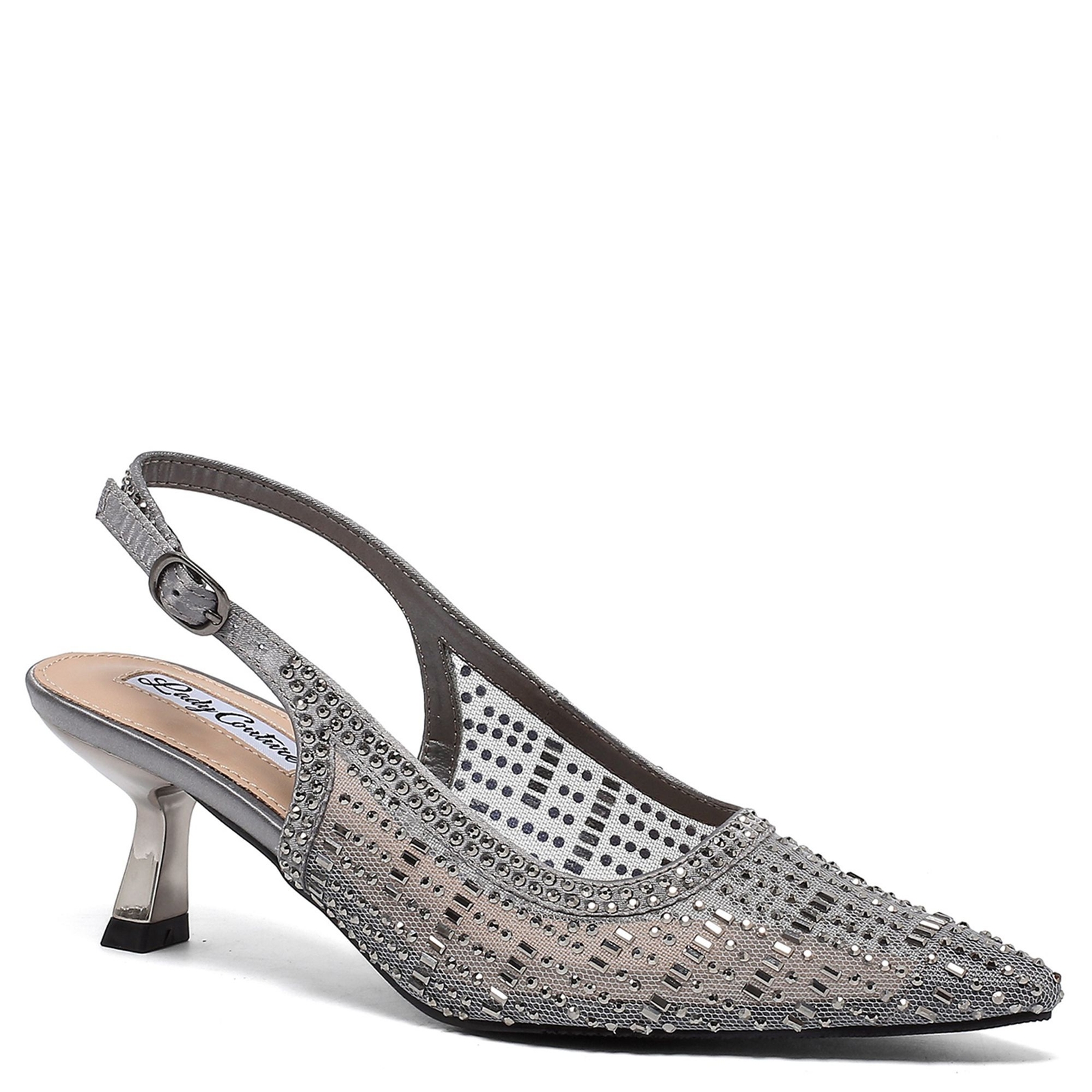 Lady Couture of NY Linda - Womens 6 Pewter Pump Medium