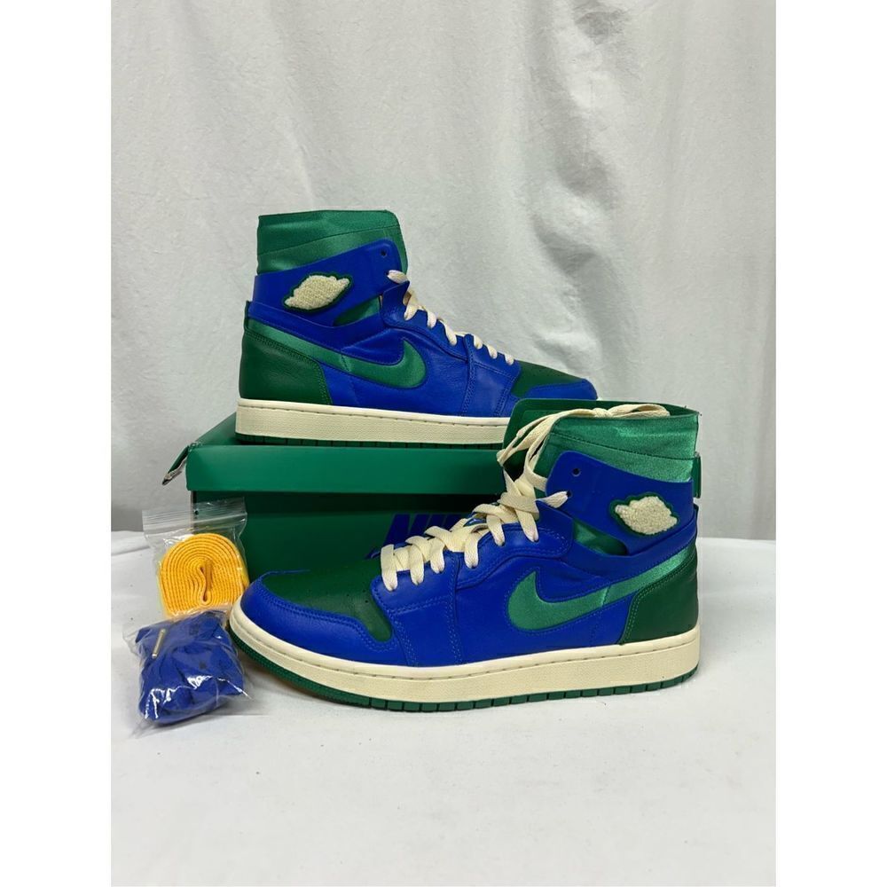 Nike Shoes | Women’s 11.5/10m - Nike X Aleali May - Jordan 1 High Zoom Comfort Nike | Color: Blue/Green | Size: 11.5