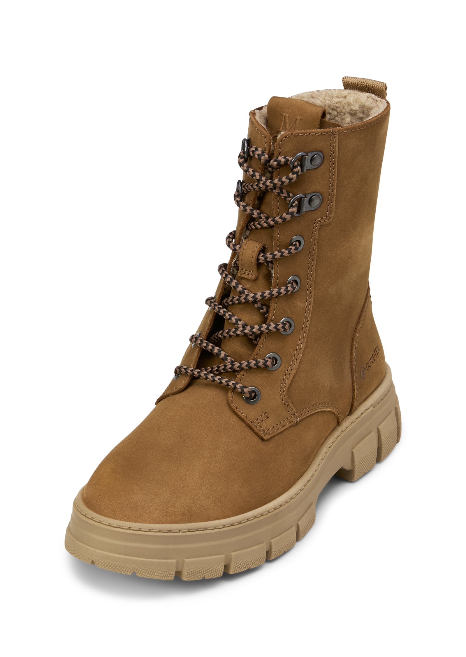 Stiefelette MARC O'POLO "mit Gore-Tex ePE Membran", Damen, Gr. 36, mid braun, Obermaterial: 100% Leder (Rind), unifarben, Schuhe Stiefelette