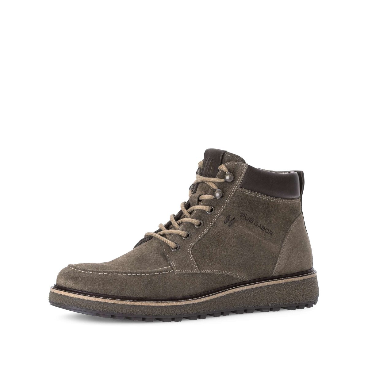 Stiefel GABOR "Gabor Boot Rauleder", Herren, Gr. 44,5, braun, Schuhe Stiefel