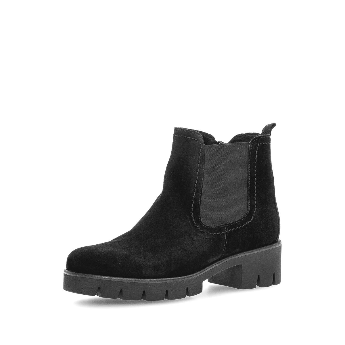 Chelseaboots GABOR "Chelsea Boot Rauleder", Damen, Gr. 35,5, schwarz, Schuhe Chelseaboots