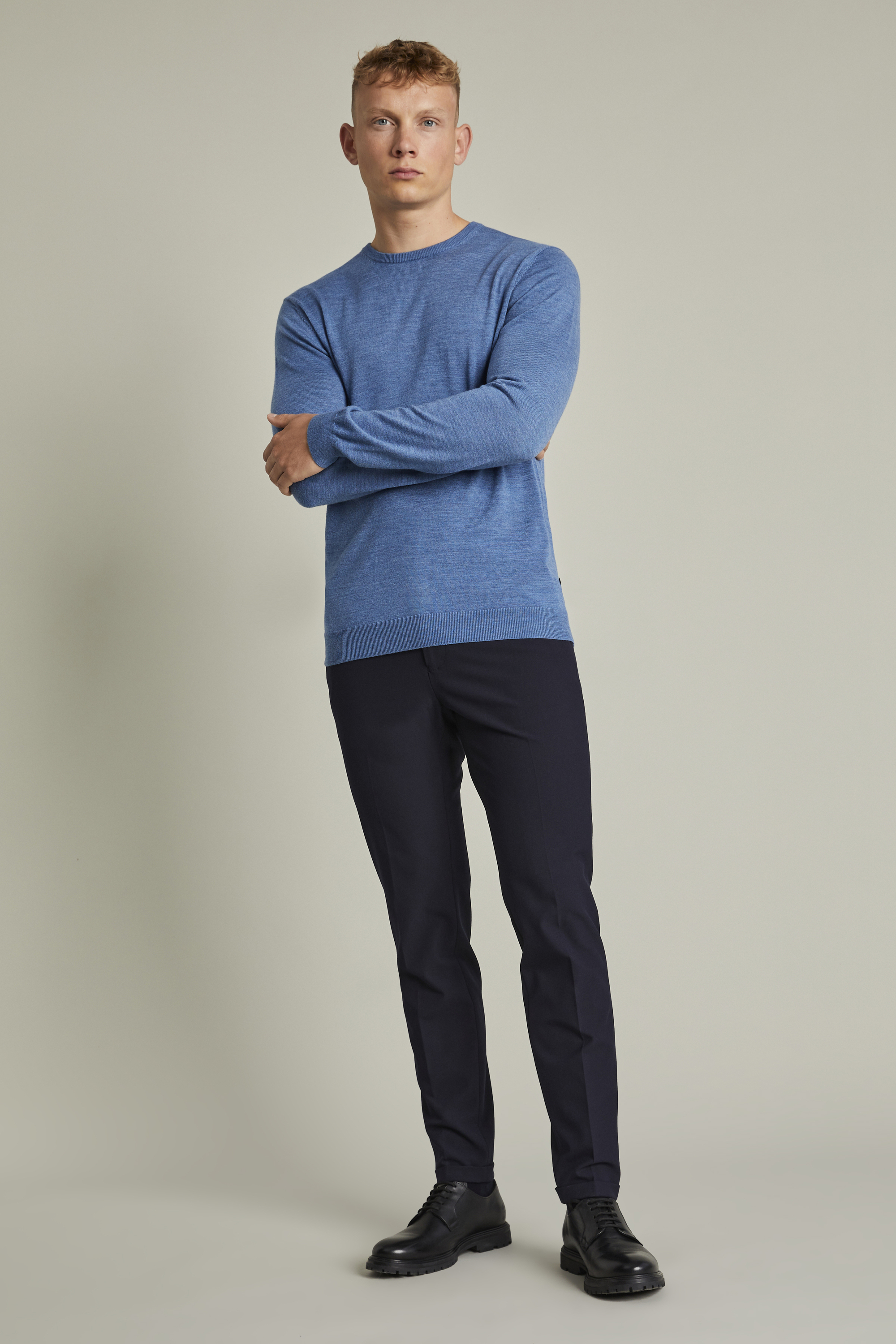 Strickpullover Margrate Strickpullover Gerade Passform blue Image