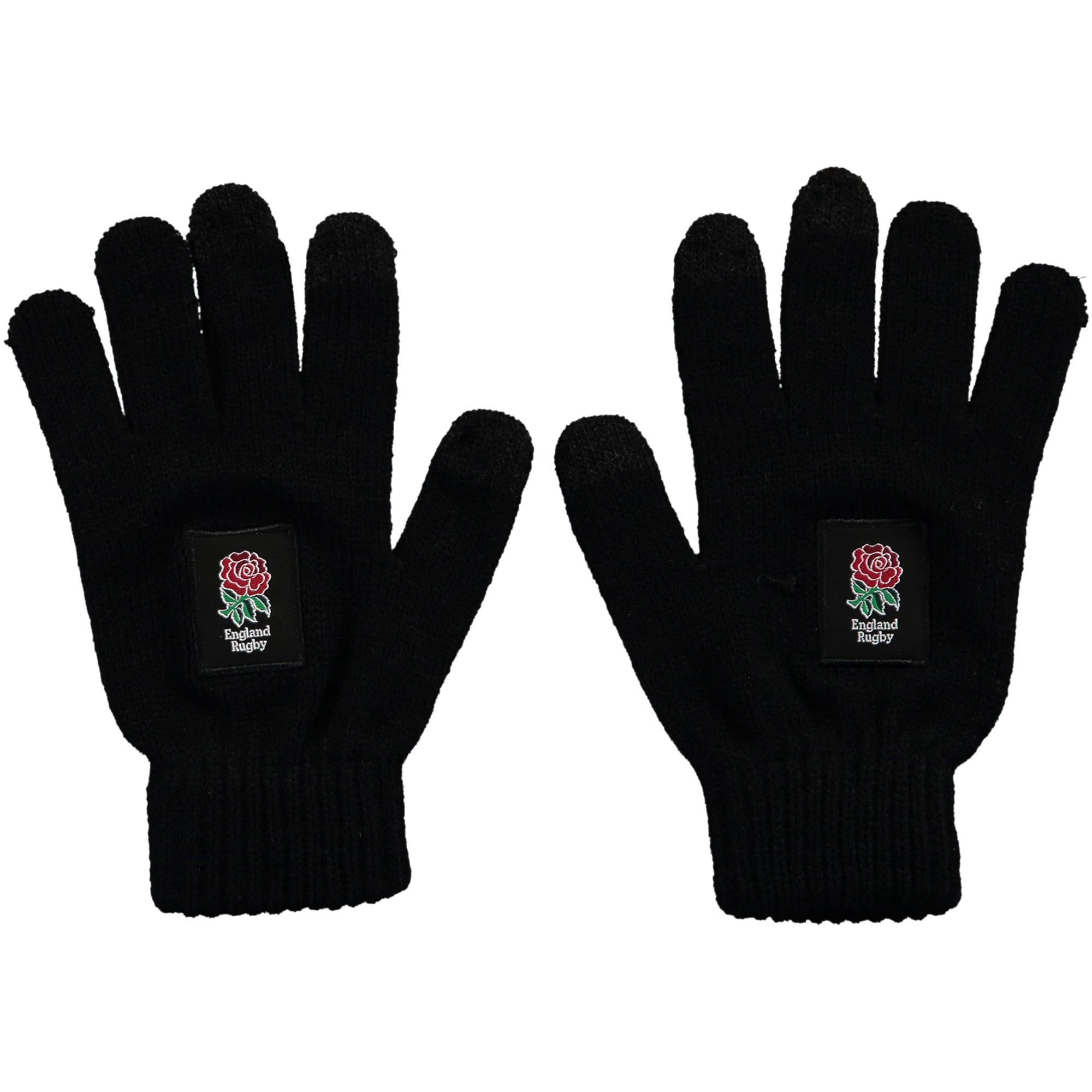 England Rugby Strickhandschuhe i-touch – Kinder – Schwarz - Kitbag DE