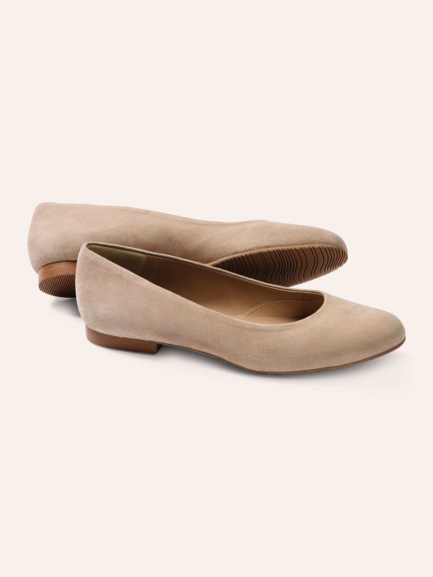 Walbusch Damen Soft Ballerinas Beige noch offen: Muster