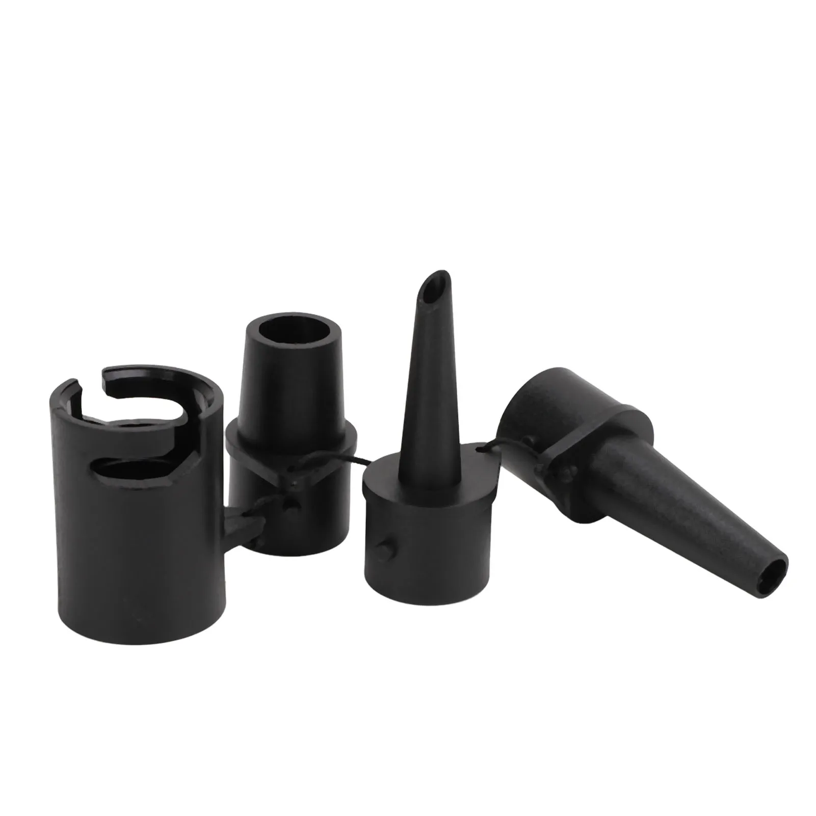 3 Größen Luftpumpen-Ersatzdüsen, Nylon, auslaufsicher, aufblasbare Pumpenköpfe für Luftbett, Matratzen, Schwimmbad, Sofas Image