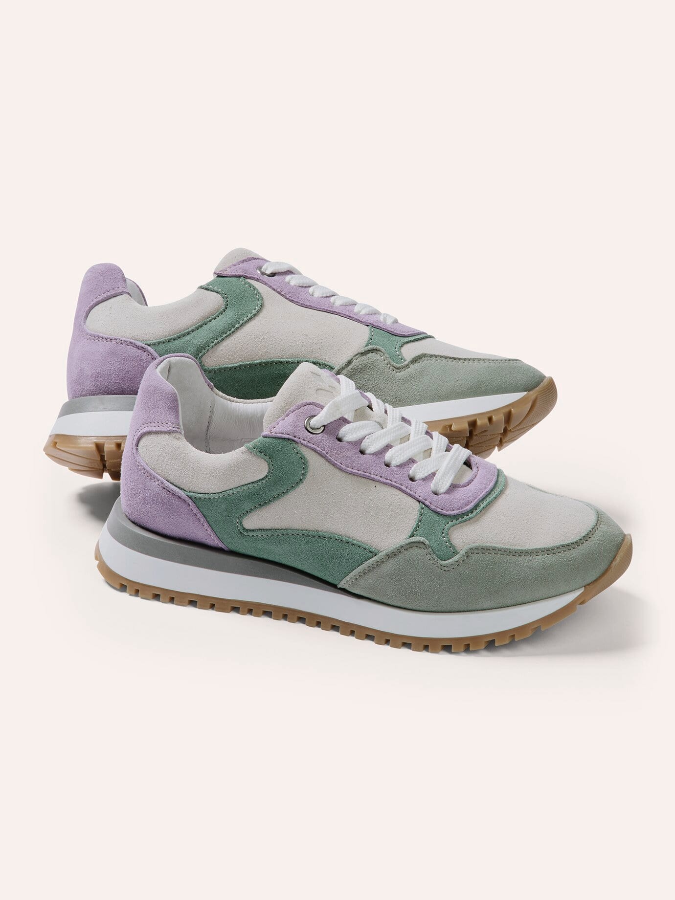 Walbusch Damen Soft Multicolor Sneaker-Schuh Beige mehrfarbig