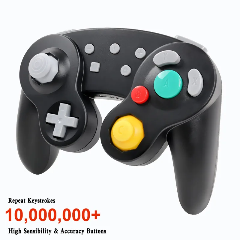 Unterstützt Bluetooth Gamecube Controller, kompatibel mit Nintendo Switch 2-Gamepad für Steam/Andriod/PC-Joystick mit Turbo-Funktion Image