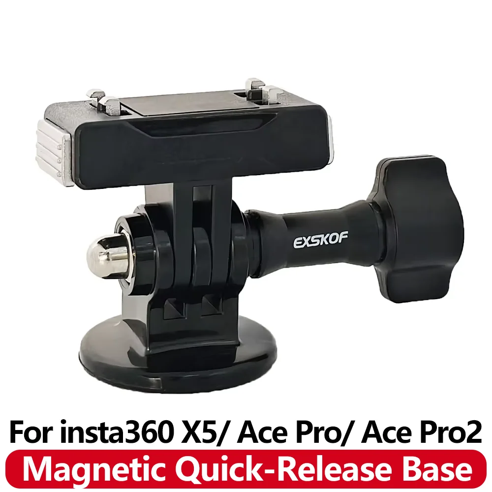 Magnetische Schnellwechsel-Basishalterung & 1/4 Zoll Stativadapter für Insta360 X5 / X4 Air / Ace Pro / Ace Pro 2 Actionkameras Image