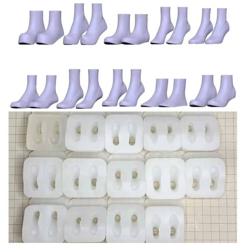 3 cm Proportional DIY Schuh Letzte Silikonform Fußform Schuhform Ultraleichter Ton OB11 Puppenzubehör Polymer Clay Tool