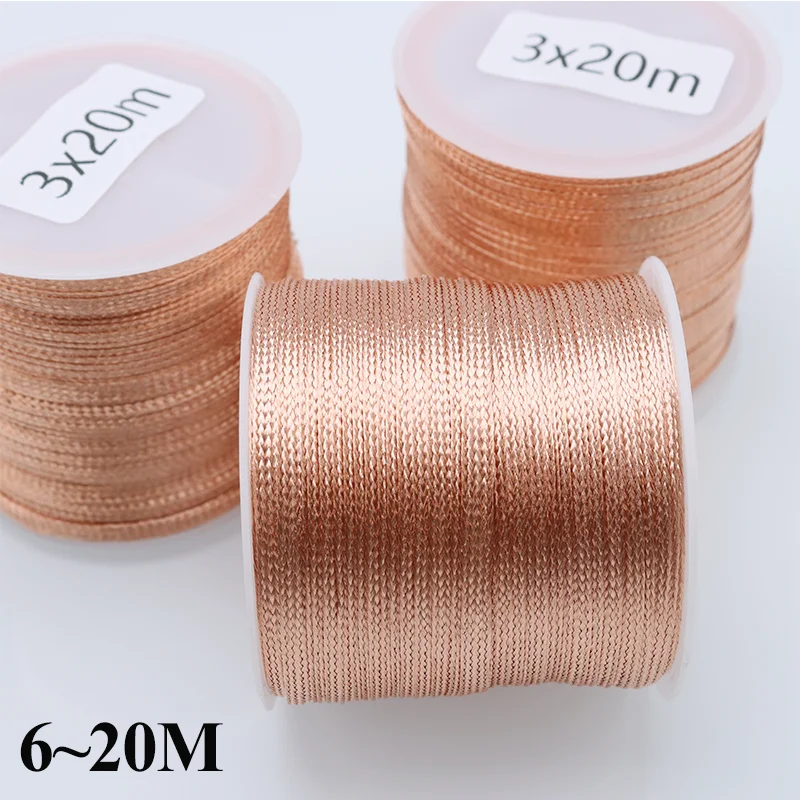 Kupfer Docht Solder Schweiß Draht 6/8/10/15/20M RoHS Solder Entfernen Schweißen Docht elektrische PCB Telefon BGA Löten Entfernung Geflecht Werkzeug Image