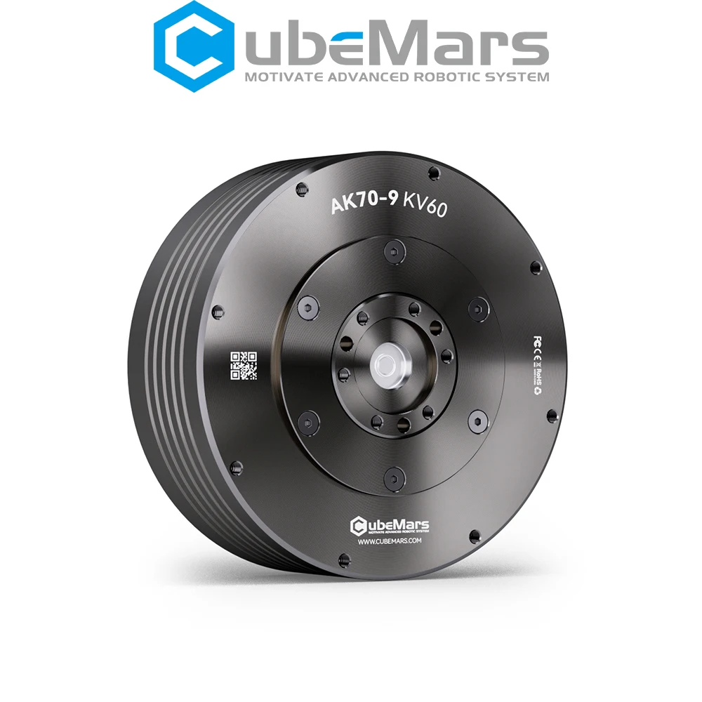 CubeMars BLDC AK70-9 KV60 Servomotor für Beinroboter Exoskelette AGV mit Planetenreduzierer-Encoder-Treiberplatine Image