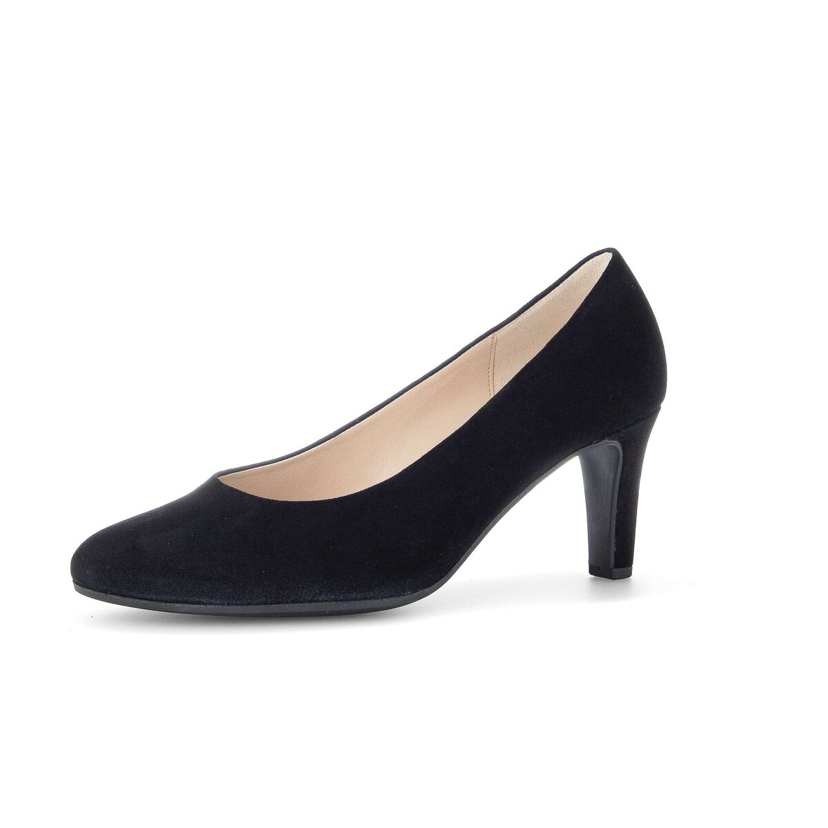 Pumps GABOR "Eleganter Pumps Rauleder", Damen, Gr. 35, schwarz, Schuhe Pumps