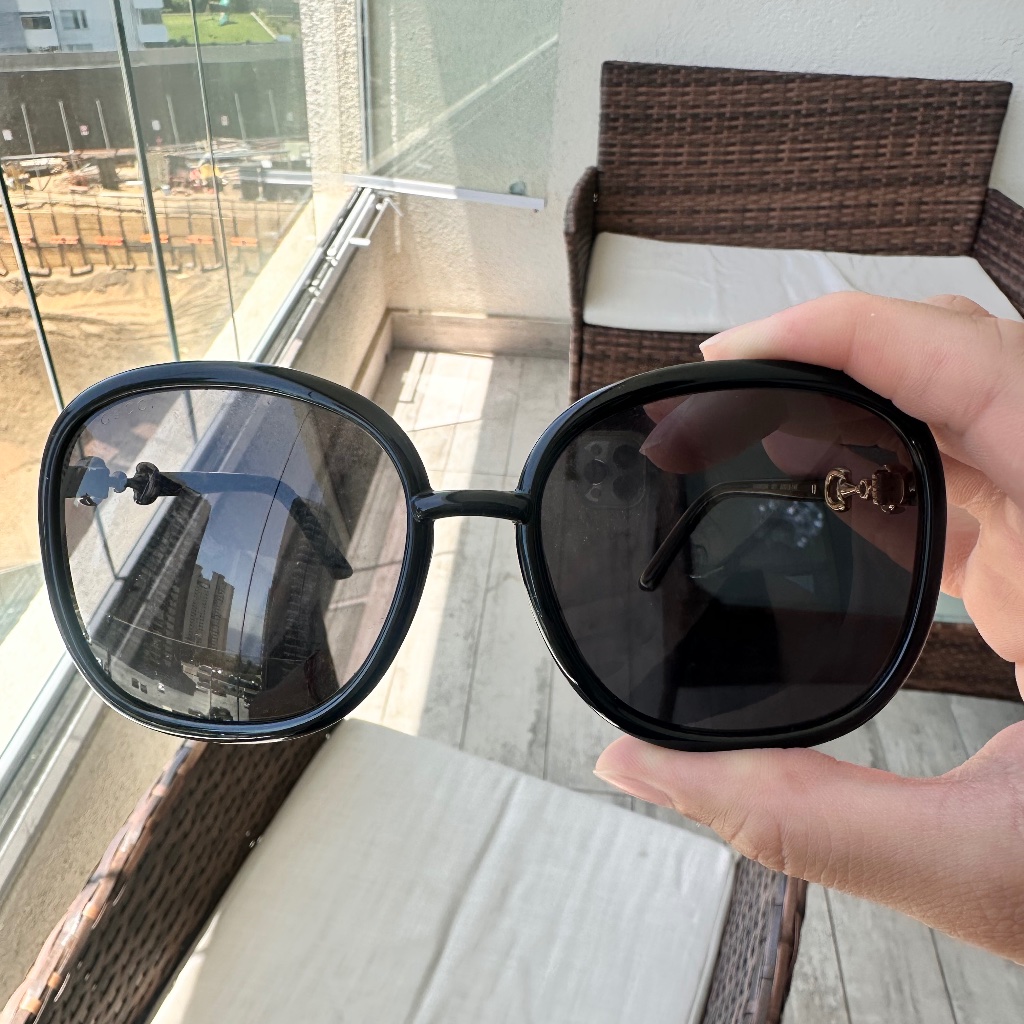 Gucci Accessories | Gucci Sunglasses | Color: Black/Gold | Size: 60-19-145