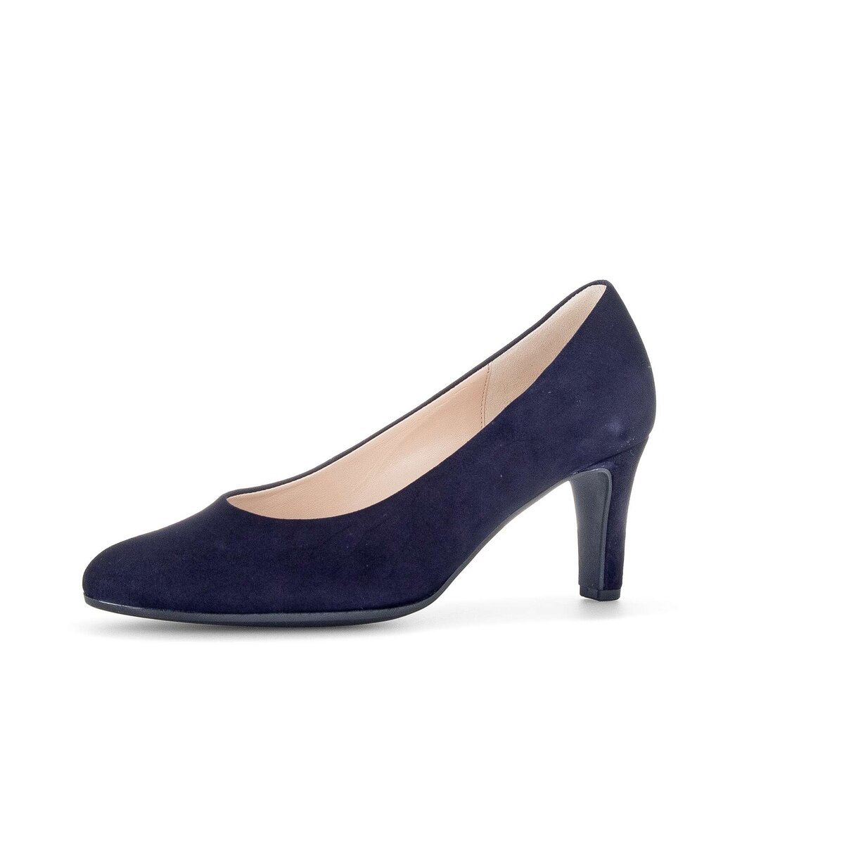 Pumps GABOR "Eleganter Pumps Rauleder", Damen, Gr. 42, blau, Schuhe Pumps