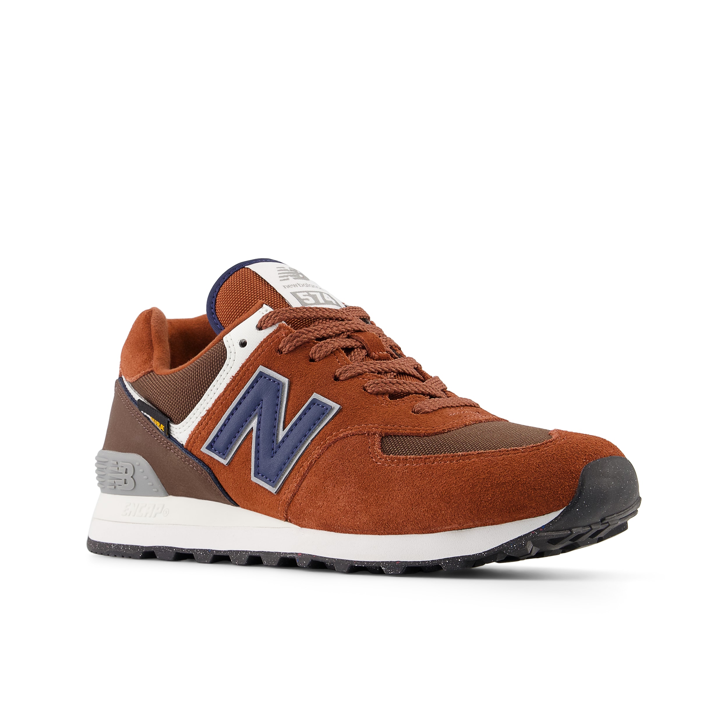Sneaker NEW BALANCE "574", Damen, Gr. 46,5, aluminum grau, Synthetik, Textil, Schuhe Sneaker