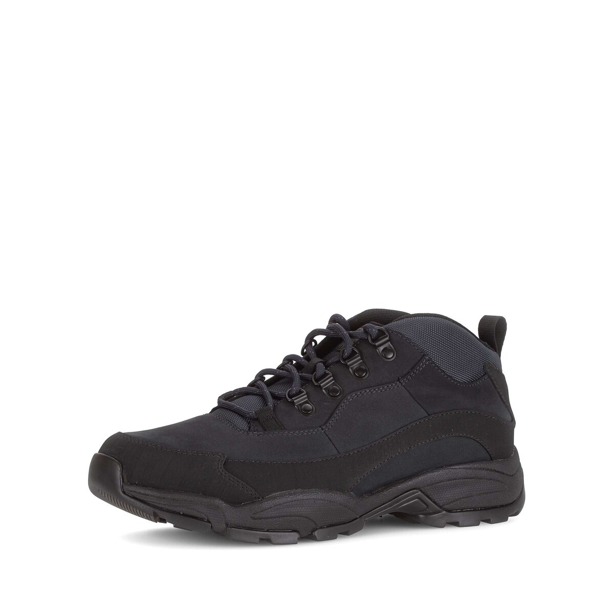 Sneaker GABOR "Gabor Sneaker low Rauleder", Damen, Gr. 46, blau, Schuhe Sneaker