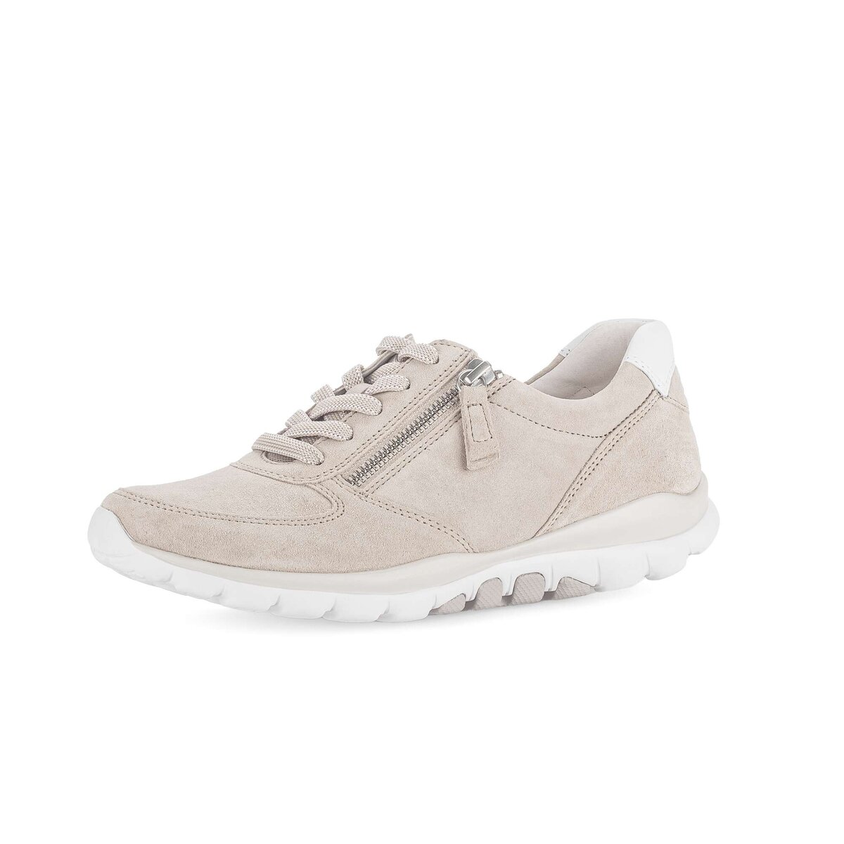 Sneaker GABOR "Sneaker low", Damen, Gr. 44, beige, Schuhe Sneaker