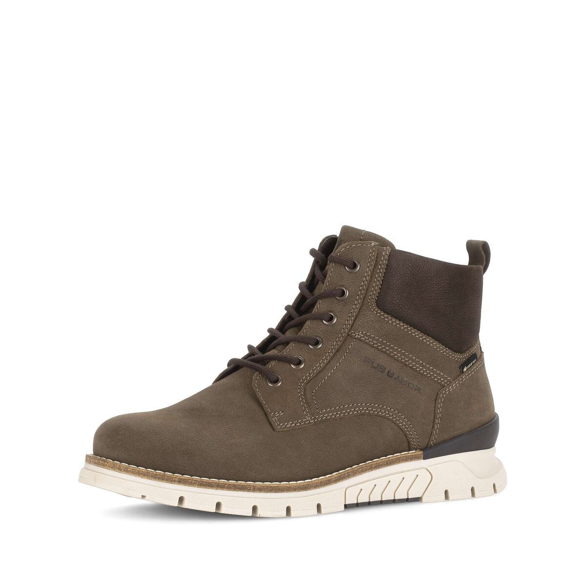 Stiefel GABOR "Gabor Boot Rauleder", Herren, Gr. 41, grün, Schuhe Stiefel