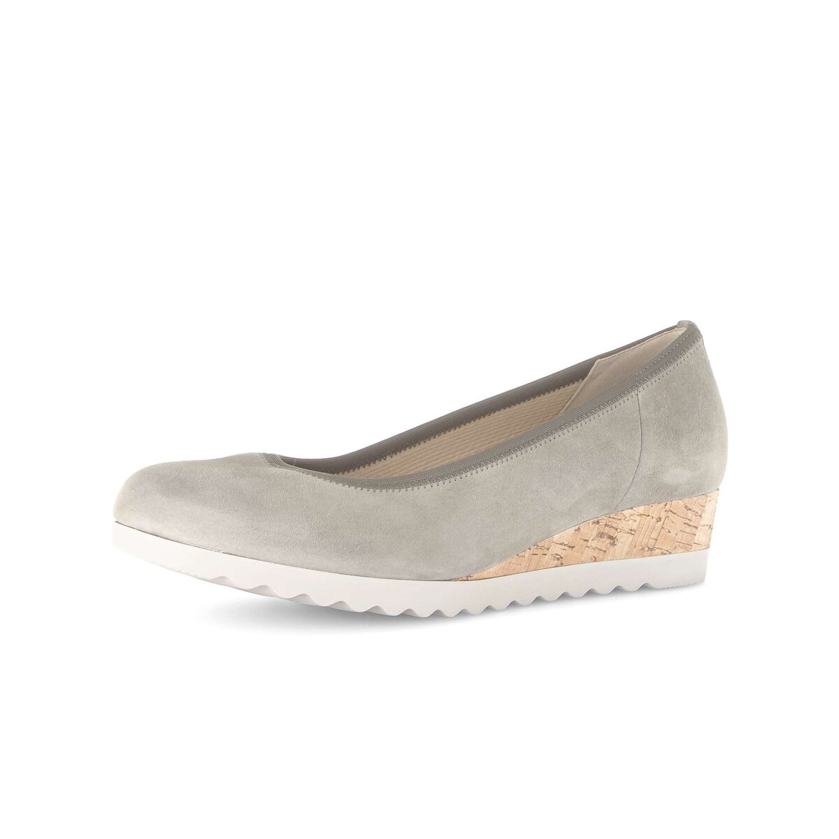 Keilpumps GABOR "Keilpumps", Damen, Gr. 40,5, grün, Schuhe