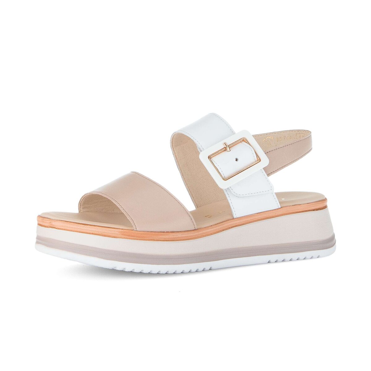 Plateausandaletten GABOR "Plateau Sandale", Damen, Gr. 36, rosa, Schuhe Image