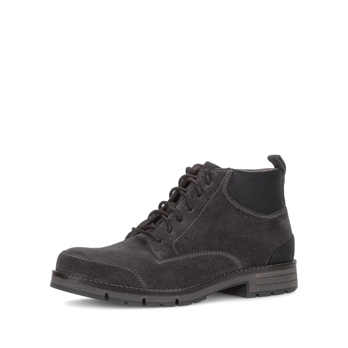 Stiefel GABOR "Gabor Boot Rauleder", Herren, Gr. 42,5, grau, Schuhe Stiefel