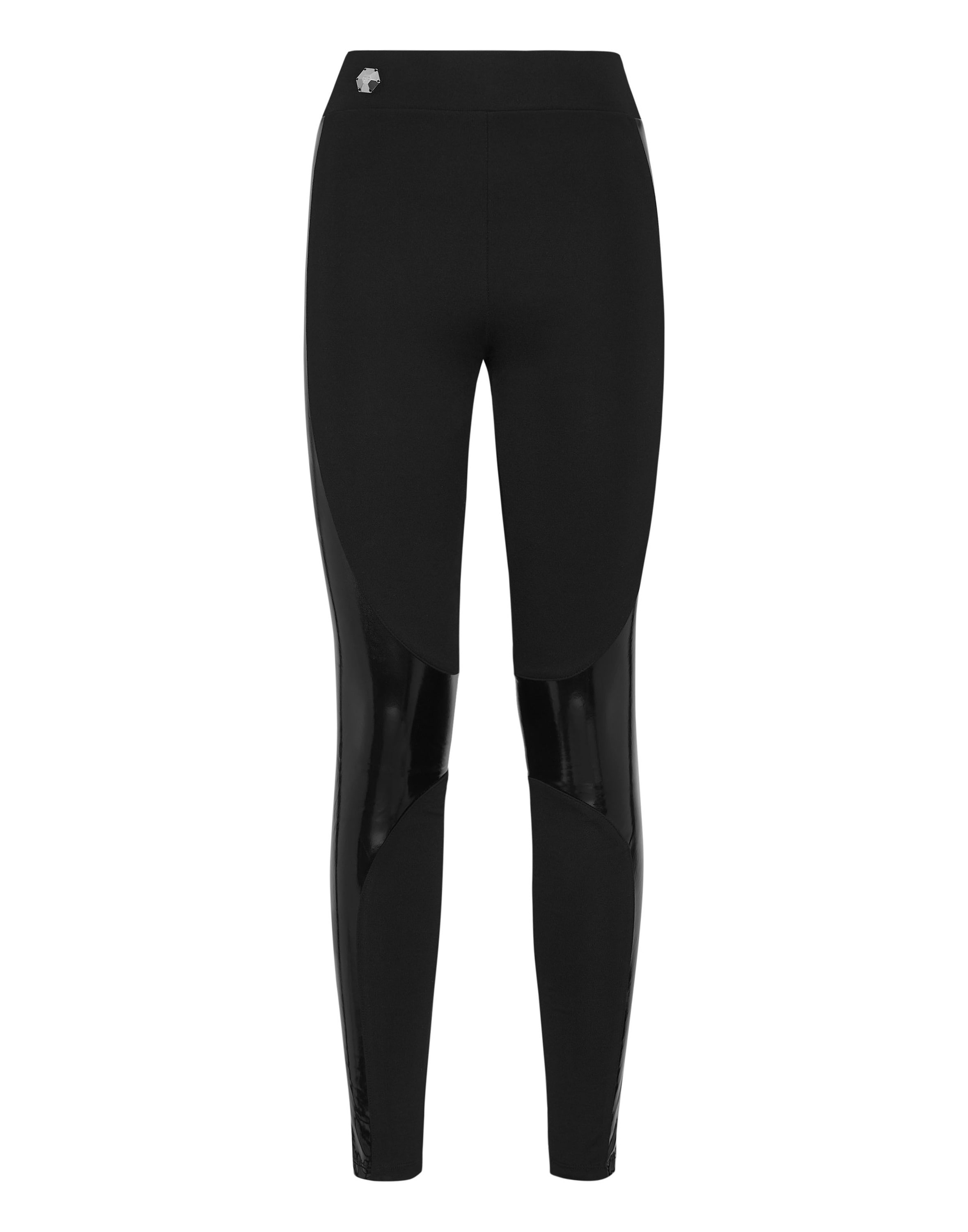 Leggings PHILIPP PLEIN "Leggings", Damen, Gr. M, US-Größen, 02, schwarz, Obermaterial: 70% Viskose, 22% Polyester, 8% Elasthan, Hosen Leggings
