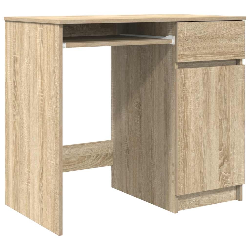 vidaXL Schreibtisch Sonoma-Eiche 86x49x76 cm Holzwerkstoff Image