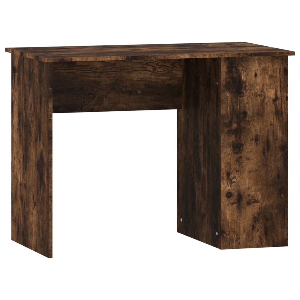 vidaXL Schreibtisch Räuchereiche 100x55x75 cm Holzwerkstoff Image