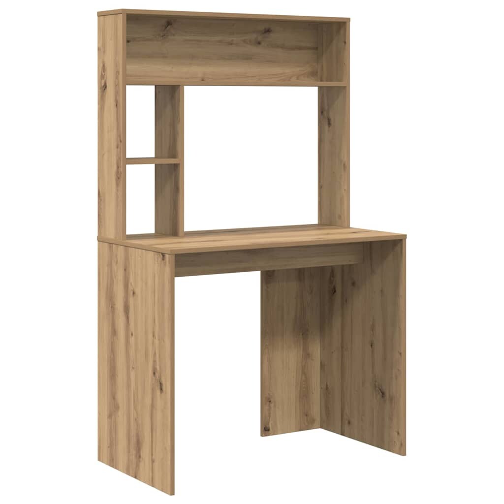 vidaXL Schreibtisch Artisan-Eiche 91 x 50 x 149 cm Holzwerkstoff Image