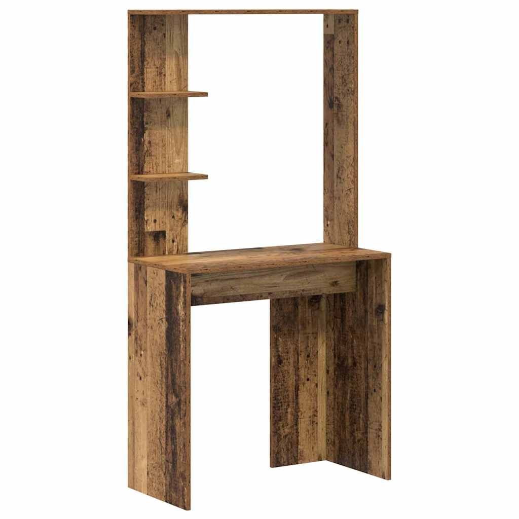 vidaXL Schreibtisch Altholz 78,5 x 37 x 154,5 cm Holzwerkstoff Image