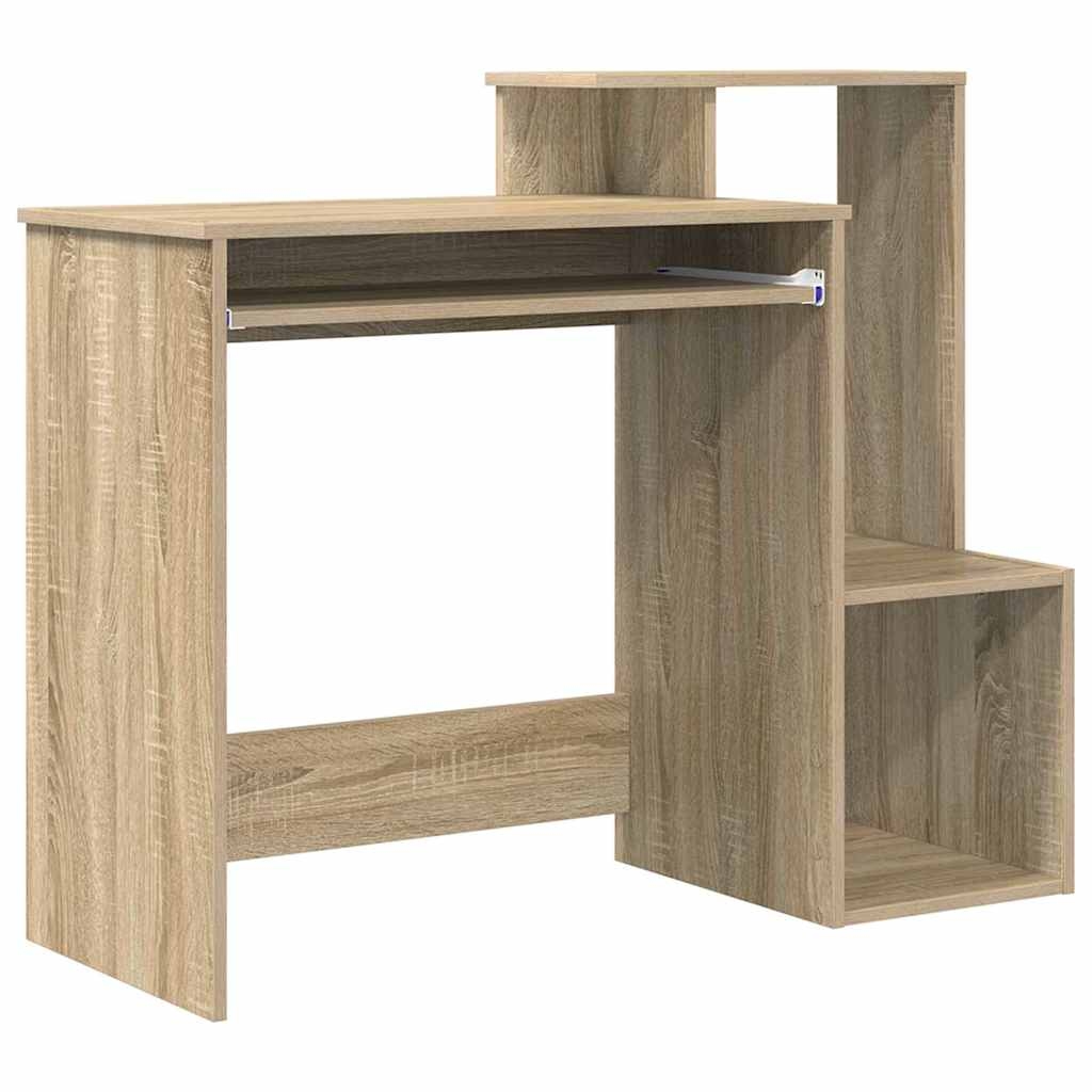 vidaXL Schreibtisch Sonoma-Eiche 106 x 41 x 88.5 cm Holzwerkstoff Image