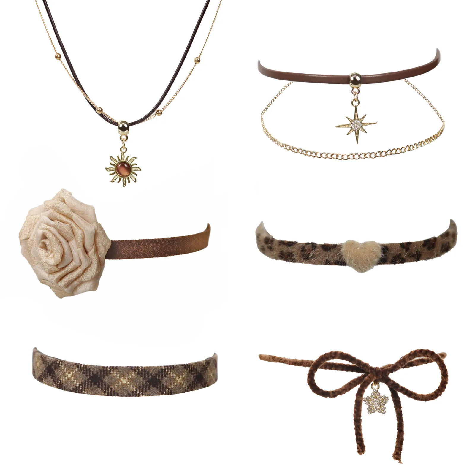 Collier en dentelle marguerites, ras-de-cou sexy pour femme, bijoux de mode pour clavicule, accessoires pour femme, cadeau pour fille