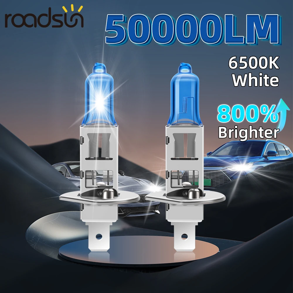 2 Stücke H7 Auto Scheinwerfer 100 Watt Halogen Lichter 6500 Karat Super Weiß Auto Tagfahrlicht 12 V H1 H4 H11 9005 9006 Halogen Scheinwerfer