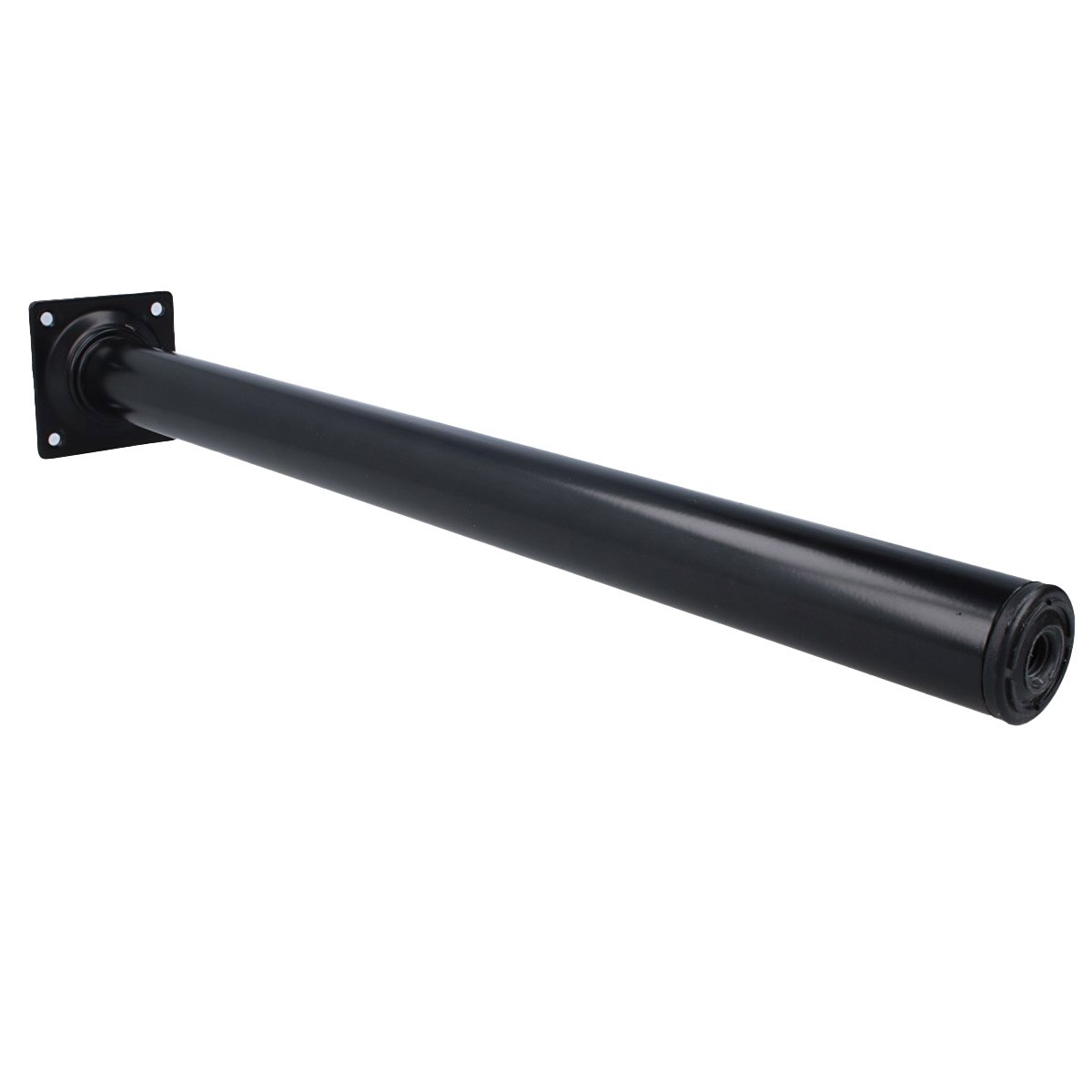 MS Beschläge Moderne Möbelstütze 500mm Schwarz ø 30mm Tischstütze Möbelfuss Sofafuss Bettfuss Image