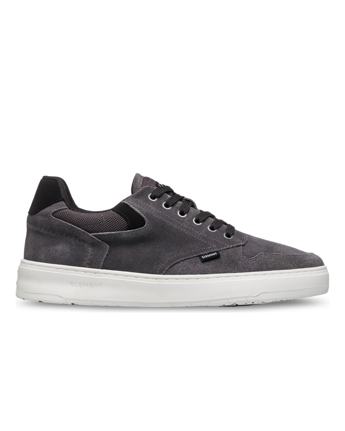 Sneaker ELEMENT "Topaz C3 3.0", Herren, Gr. 10 (43), asphalt gum, Obermaterial:Leather Working Group-zertifiziertes Wildleder-Obermaterial, Futter aus recyceltem Polyester, Gummilaufsohle mit 20% recyceltem Gummi;, Schuhe Sneaker