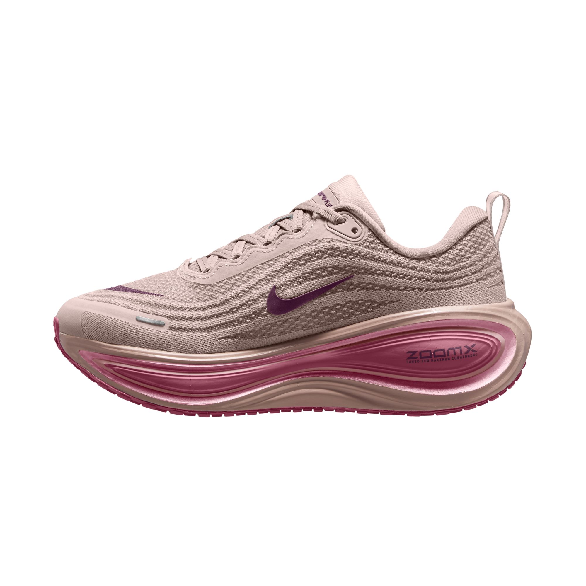 Laufschuh NIKE "W NIKE VOMERO PLUS", Damen, Gr. 37,5, silt rot, bordeaux, sweet beet, Synthetik, Textil, Schuhe Laufschuh