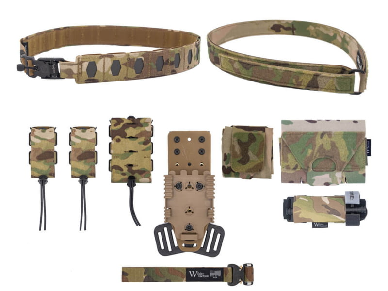 Wilder Tactical HITMAN GEAR Elite Kit V-Buckle MHP Adapter Multicam Small 28-32 HMGEKMC01SM