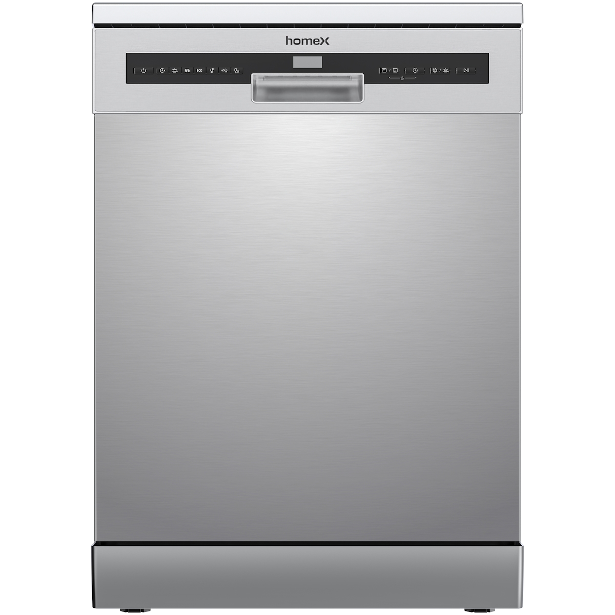 homeX Geschirrspüler 60 cm, Spülmaschine freistehend - 14 Maßgedecke, 7 Programme, AquaStop, 44 dB, unterbaufähig Image