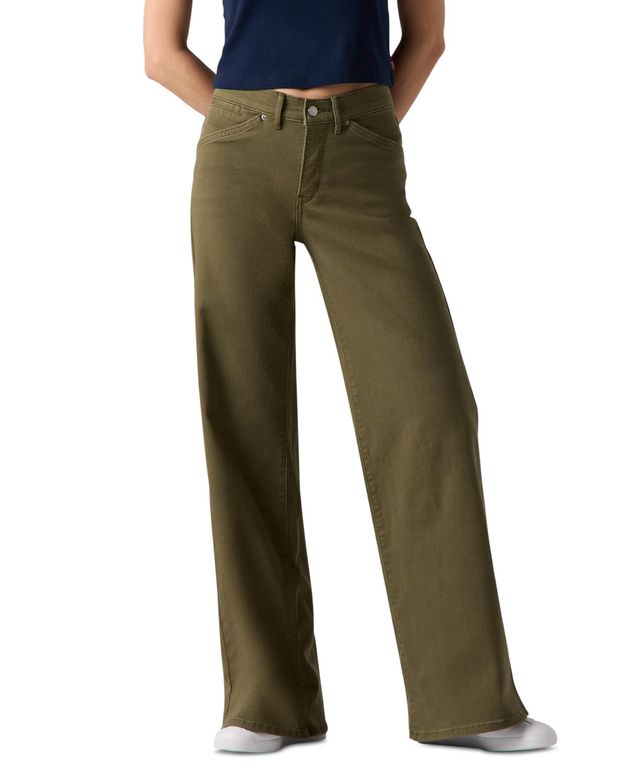 318 Shaping Stretch Wide-leg Jeans - Green - Levi's Jeans