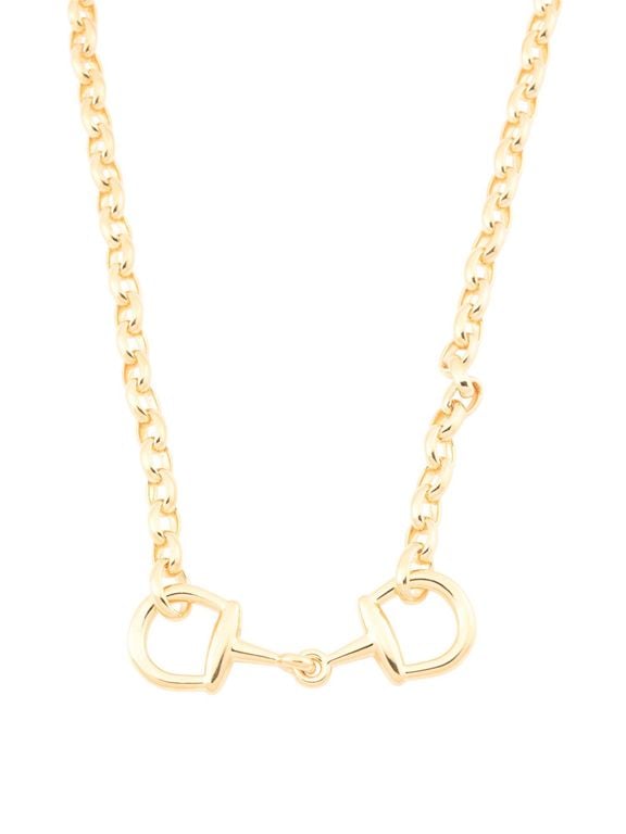 14Kt Horsebit Link Necklace For - Metallic - Tj Maxx Necklaces